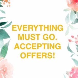 Accepting offers on everything in my closet!